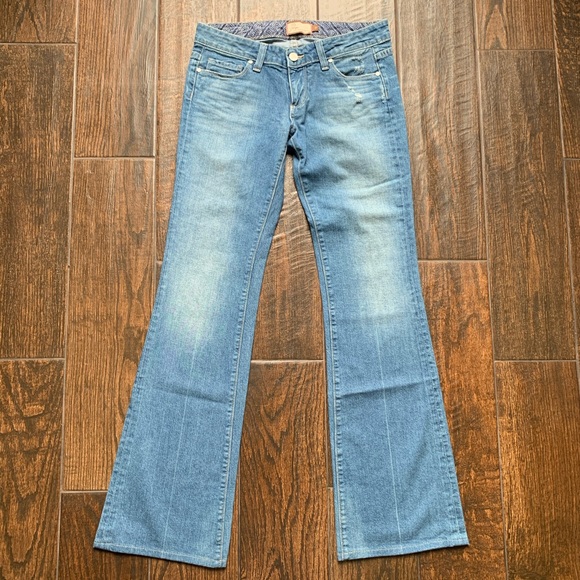 Paige Laurel Canyon Bootcut Light Wash 30.5” USA - Picture 3 of 10